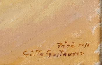 GÖSTA GUSTAVSON, Olja på duk, signerad och daterad Fårö 1936.