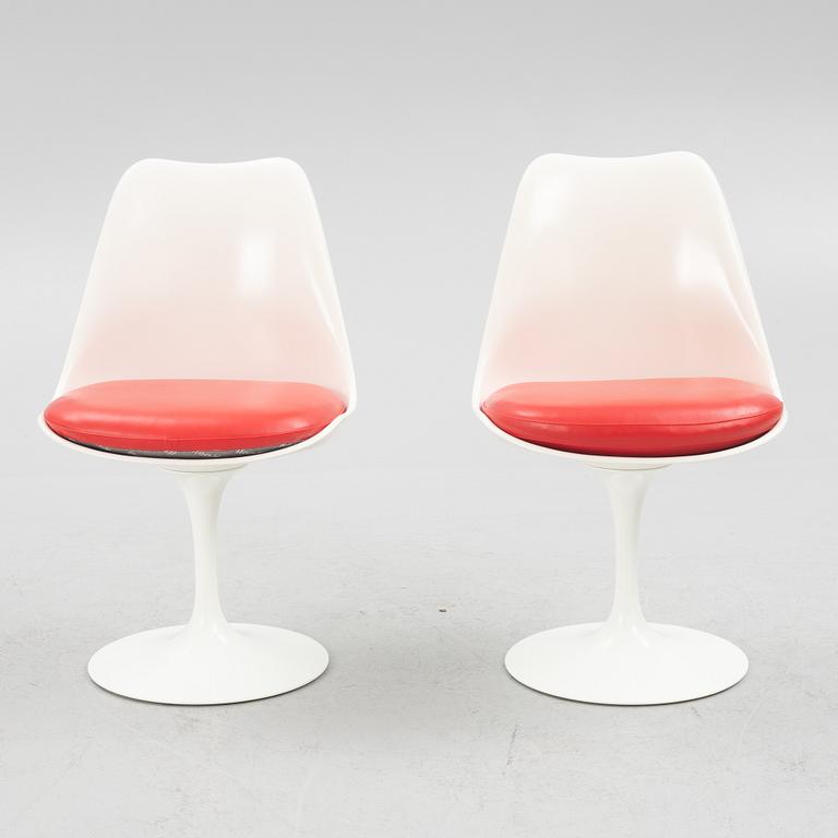 Eero Saarinen, a pair of 'Tulip' chairs, Knoll.