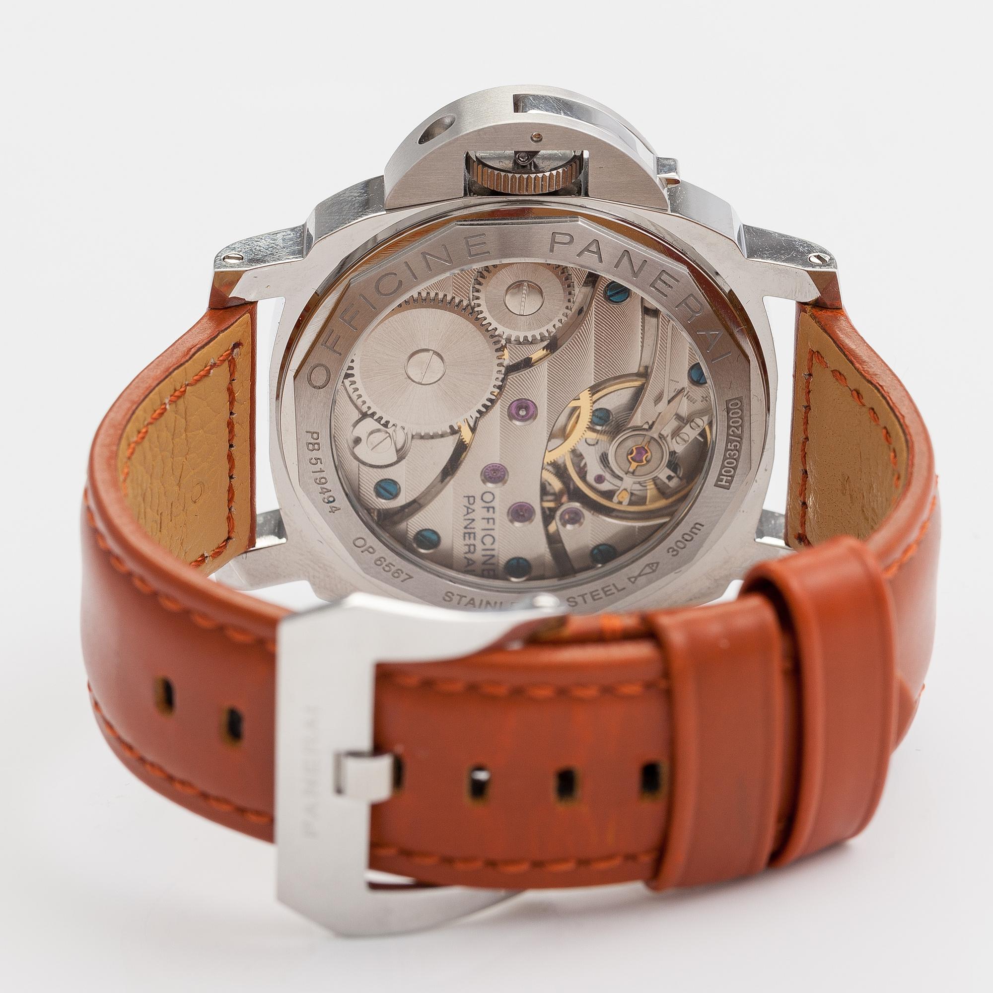OFFICINE PANERAI Luminor Marina wristwatch 44 mm. Bukowskis