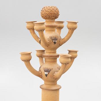 Eva & Olof Paradis, floor candelabra, Paradisverkstaden, Öland, 1989.