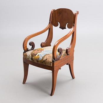 A RUSSIAN ARMCHAIR, Nikolai I, first half of the 19th century.