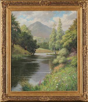 THOMAS W. HOLEGATE, olja på duk, signerad och daterad 1929.