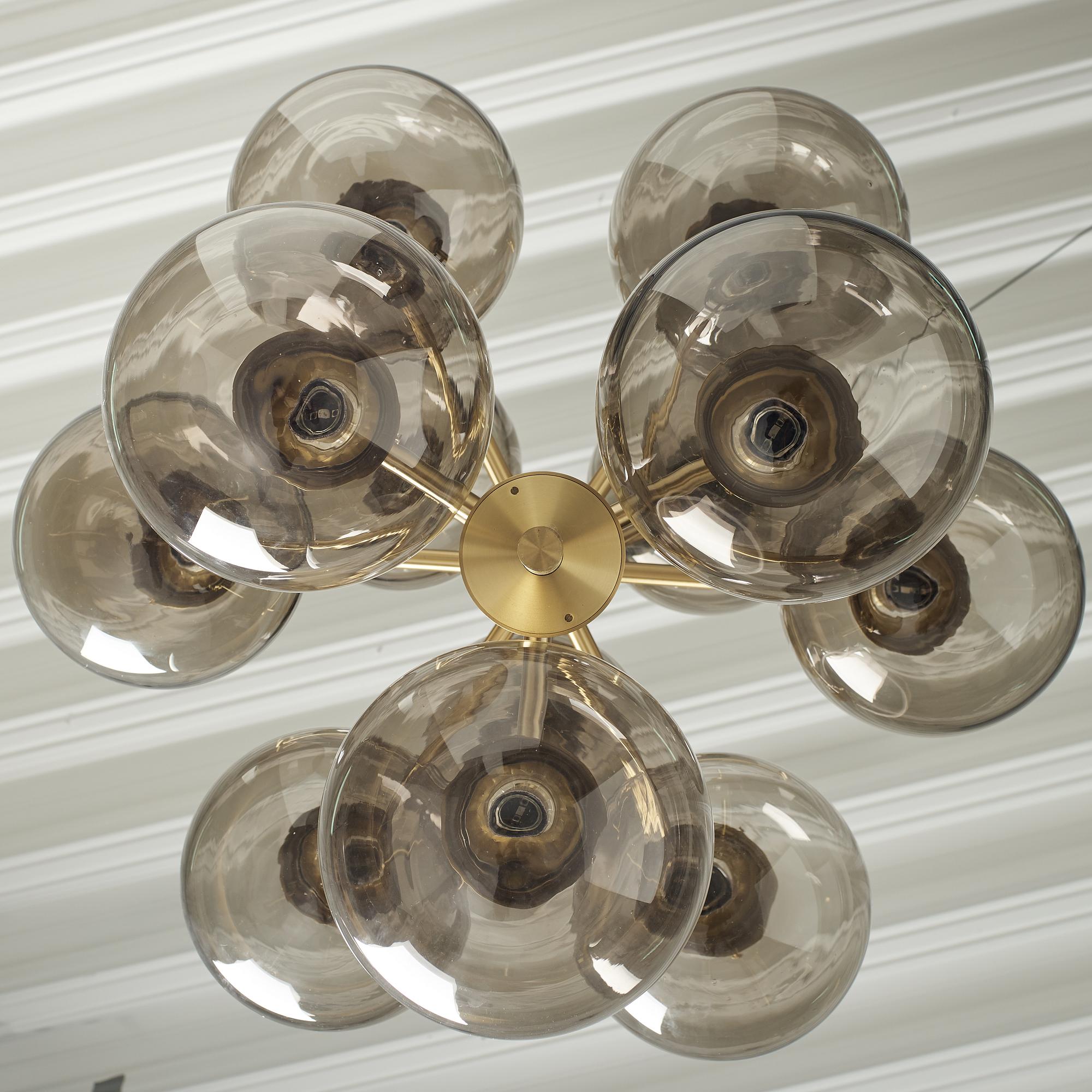 LUXUS, a ceiling lamp, mid 20th century.