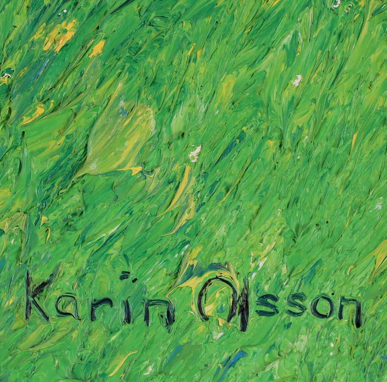 KARIN OLSSON, olja på duk, signerad.