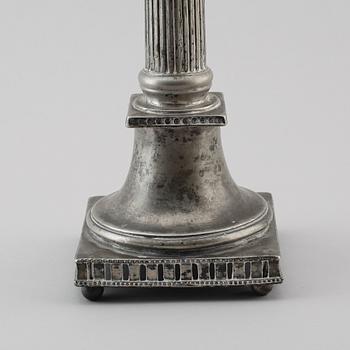 LJUSSTAKE, tenn, sannolikt Justelius, Eksjö omkring år 1800.