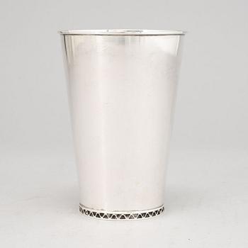 A Swedish silver beaker, mark of Eric Råström, CG Råström, Stockholm 1956.