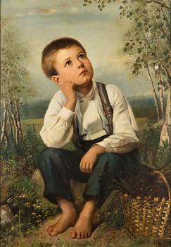 Unknown artist, oil on canvas, unsigned, early 20th century.