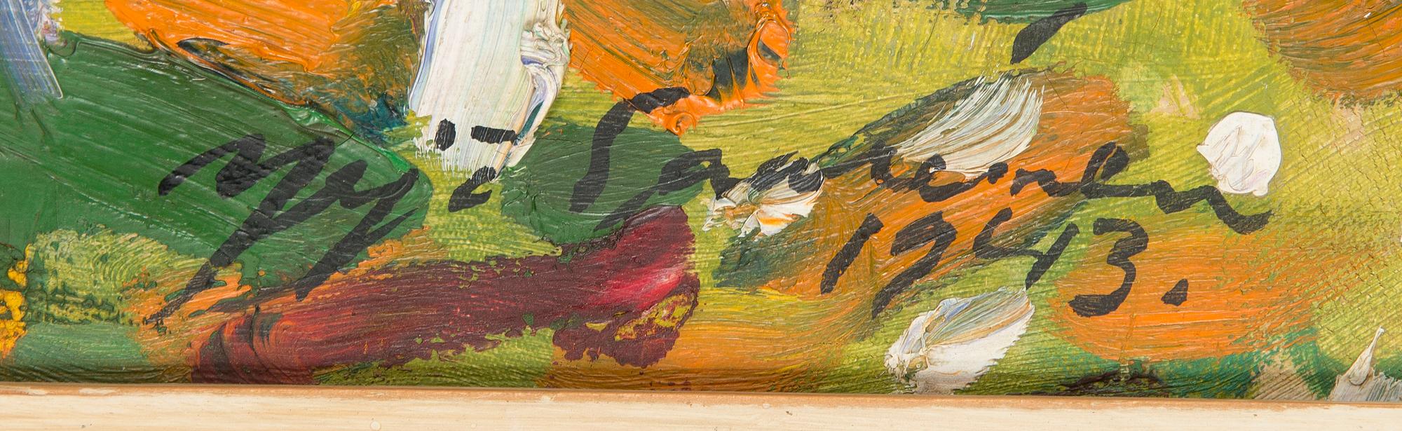 Yrjö Saarinen, Uhkaavat pilvet.