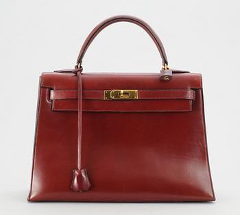 HERMÈS, handväska "Kelly", 1990-tal.