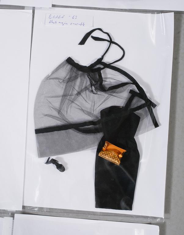 PARTI BARBIETILLBEHÖR, 1900-talets tredje kvartal/andra hälft.