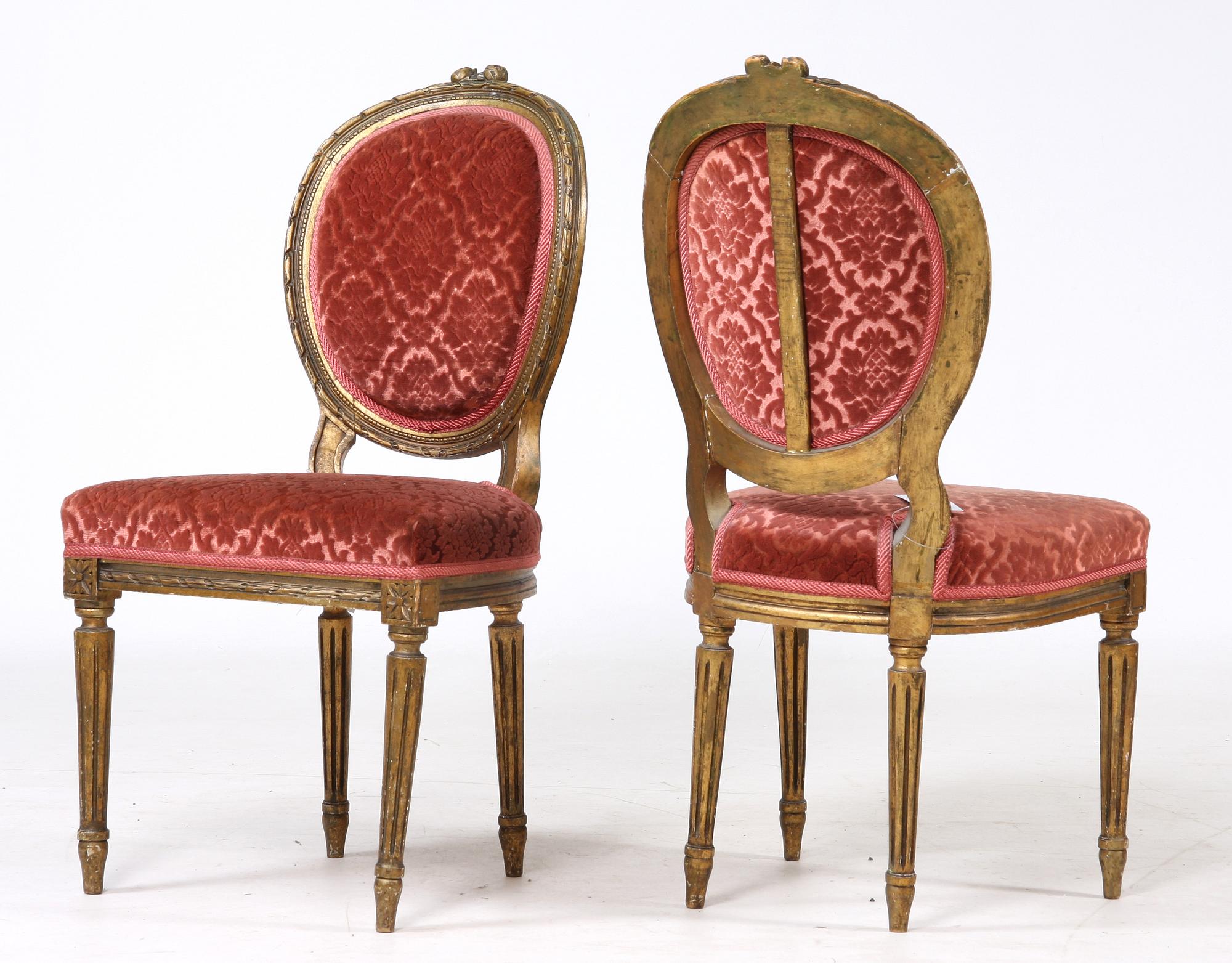 STOLAR, gustaviansk stil, 1800-tal.