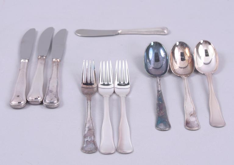 BESTICK, 10 delar, silver, Cohr.