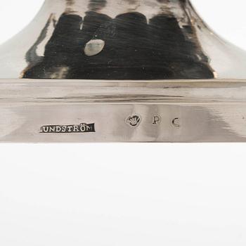 Jacob Herman Lundström, kynttilänjalkapari, Kuopio 1824.