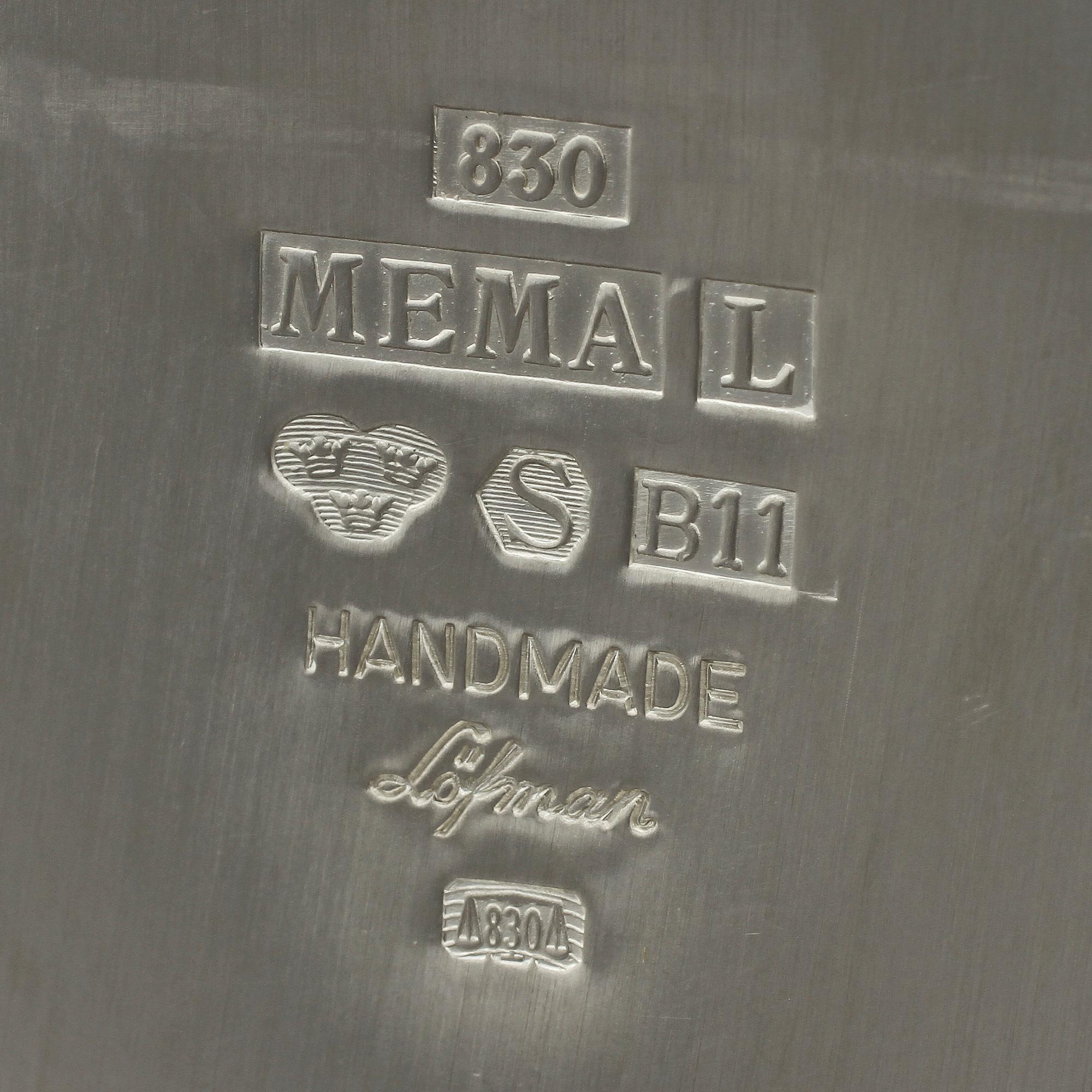 VAS, silver, Eric Löfman, MEMA, Linköping, 2000. Vikt 280 g.