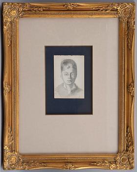 HELENE SCHJERFBECK, blyertsteckning.