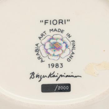 Birger Kaipiainen, a ceramic 'Fiori dish', marked Birger Kaipiainen, Arabia art made in Finland 1983, 1212/2000.