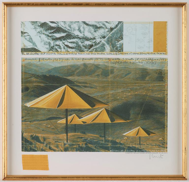 Christo & Jeanne-Claude, "The Umbrellas (Joint Project for Japan and USA)".