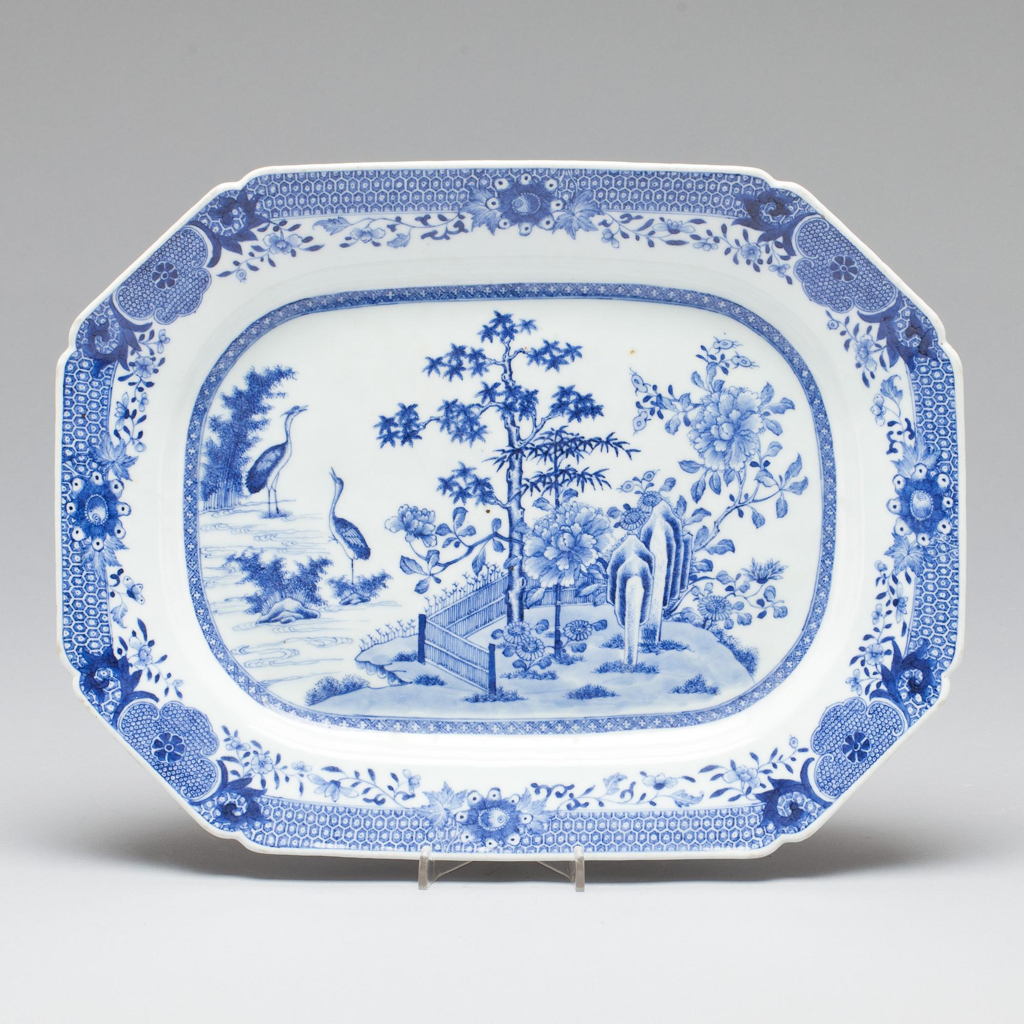 STEKFAT, porslin, Kina, Qinglong, (1735-93).