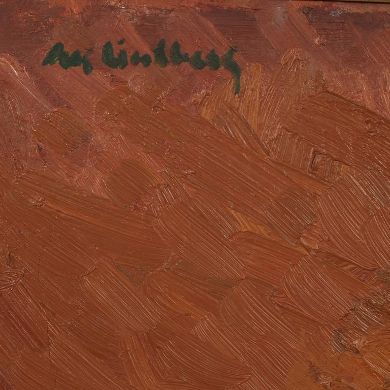 ALF LINDBERG, olja på duk, signerad.