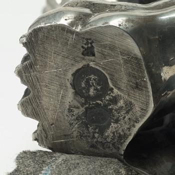 Anna Petrus, An Anna Petrus pewter sculpture of a lion for Svenskt Tenn, Stockholm 1972.