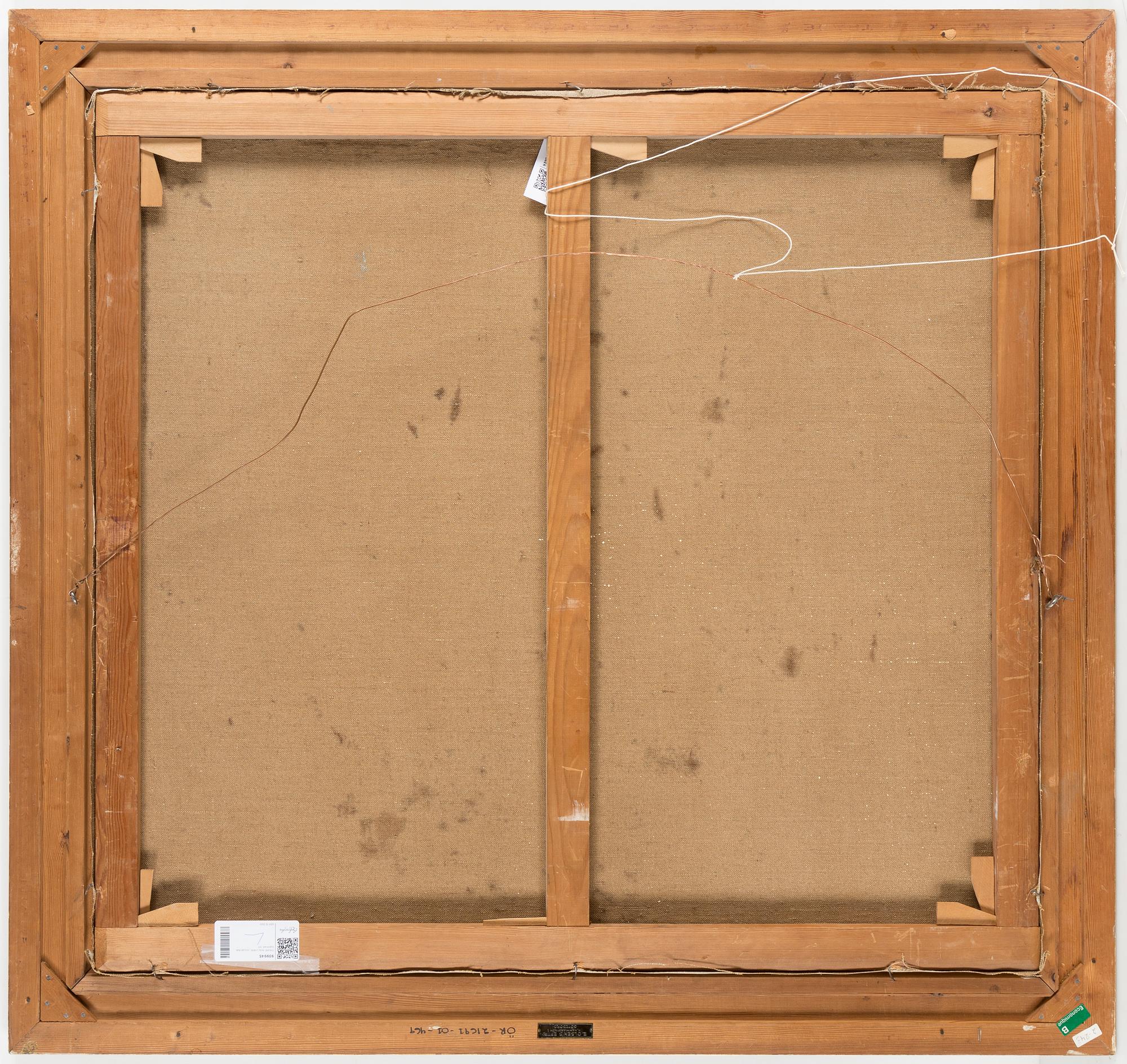 THURE WALLNER, olja på duk, signerad.