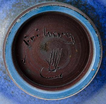 SKÅLAR, 2 st, stengods, Berndt Friberg, Gustavsberg.