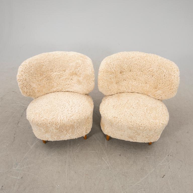 Chairs, a pair, probably Finland, first half of the 20th century.