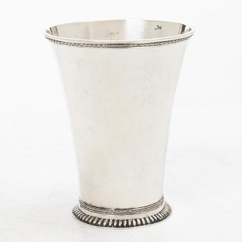 Cort Winberg, bägare, silver, Laholm, verksam 1690-1737 (1739).