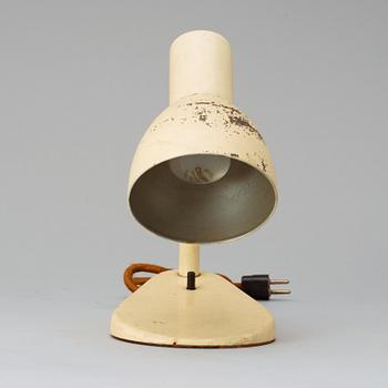 A Marianne Brandt & Hin Bredendieck enameled steel table light, Kandem, Germany ca 1928.