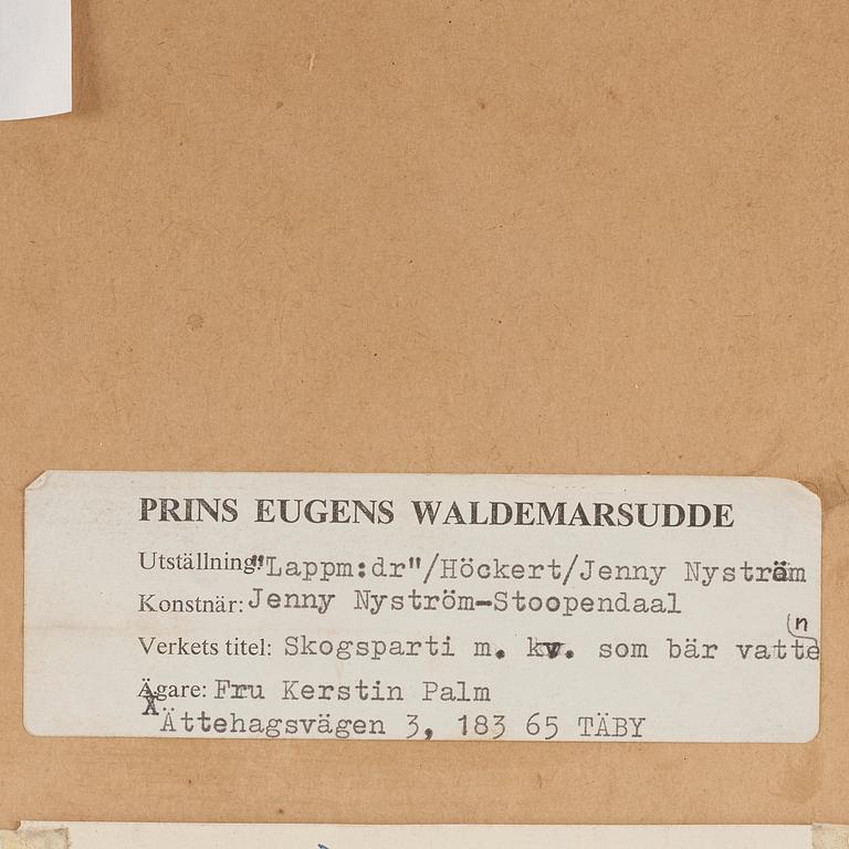 Jenny Nyström, Flicka i tallskog.