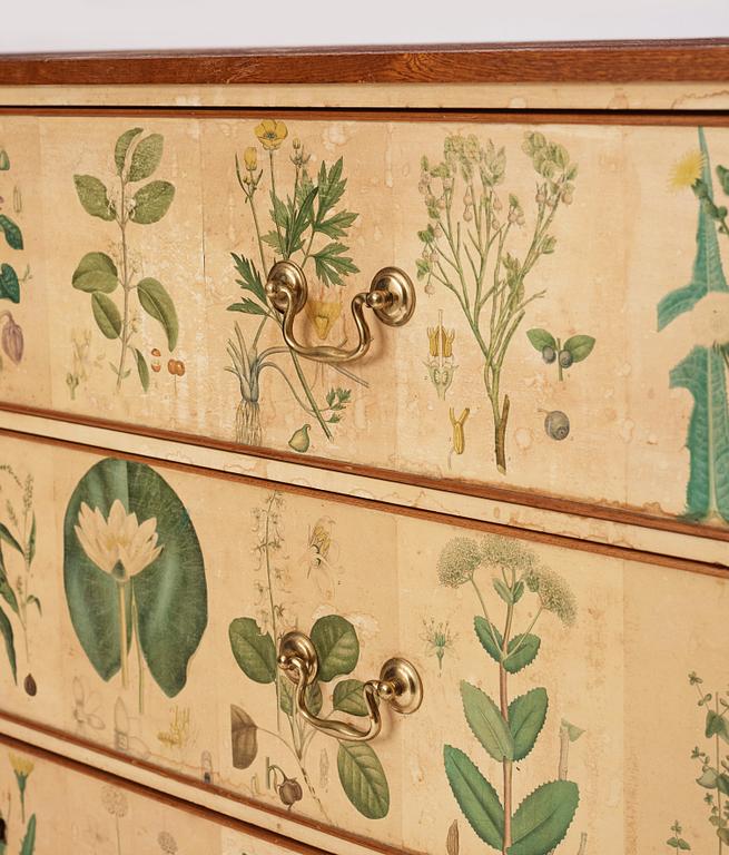 Josef Frank, a 'Flora' chest of drawers, Svenskt Tenn Sweden 1930-40s.