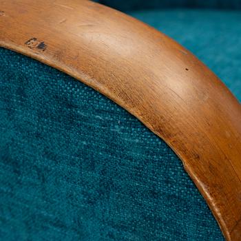 Armchairs, a pair, 1930s/40s.