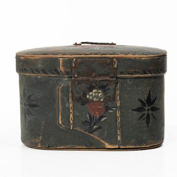 Box, folk art, 19th century.