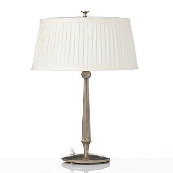 Harald Notini, bordslampa, modell 6932, Arvid Böhlmarks Lampfabrik, Stockholm, 1920-tal.
