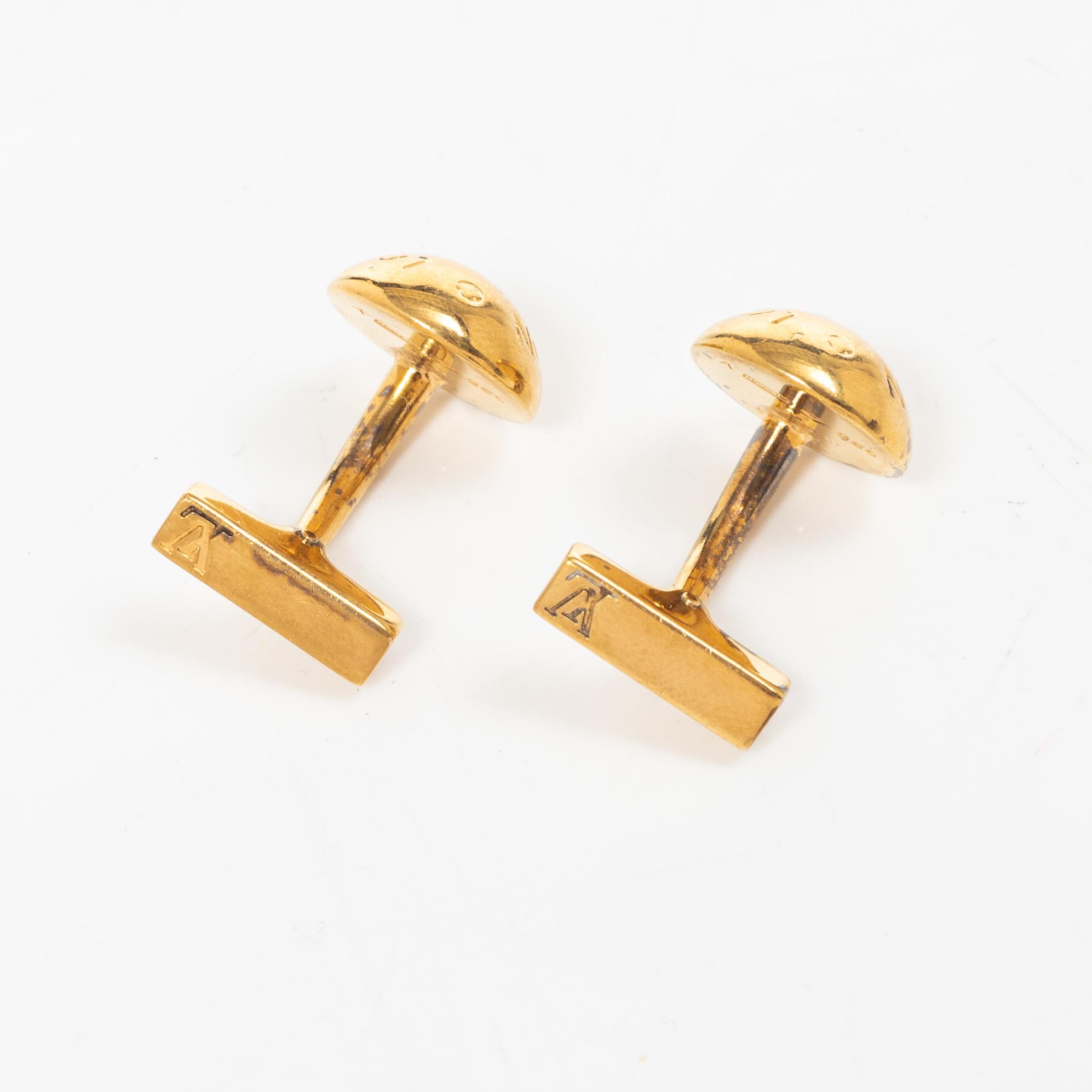 Louis Vuitton, cufflinks.