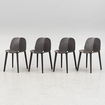 Ronan & Erwan Bouroullec, chairs 4 pcs. "MC3 OSSO", Mattiazzi, Italy, after 2011.