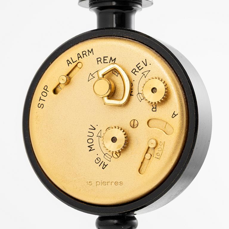 Jaeger, "Rue De La Paix", desk clock, 28 cm.