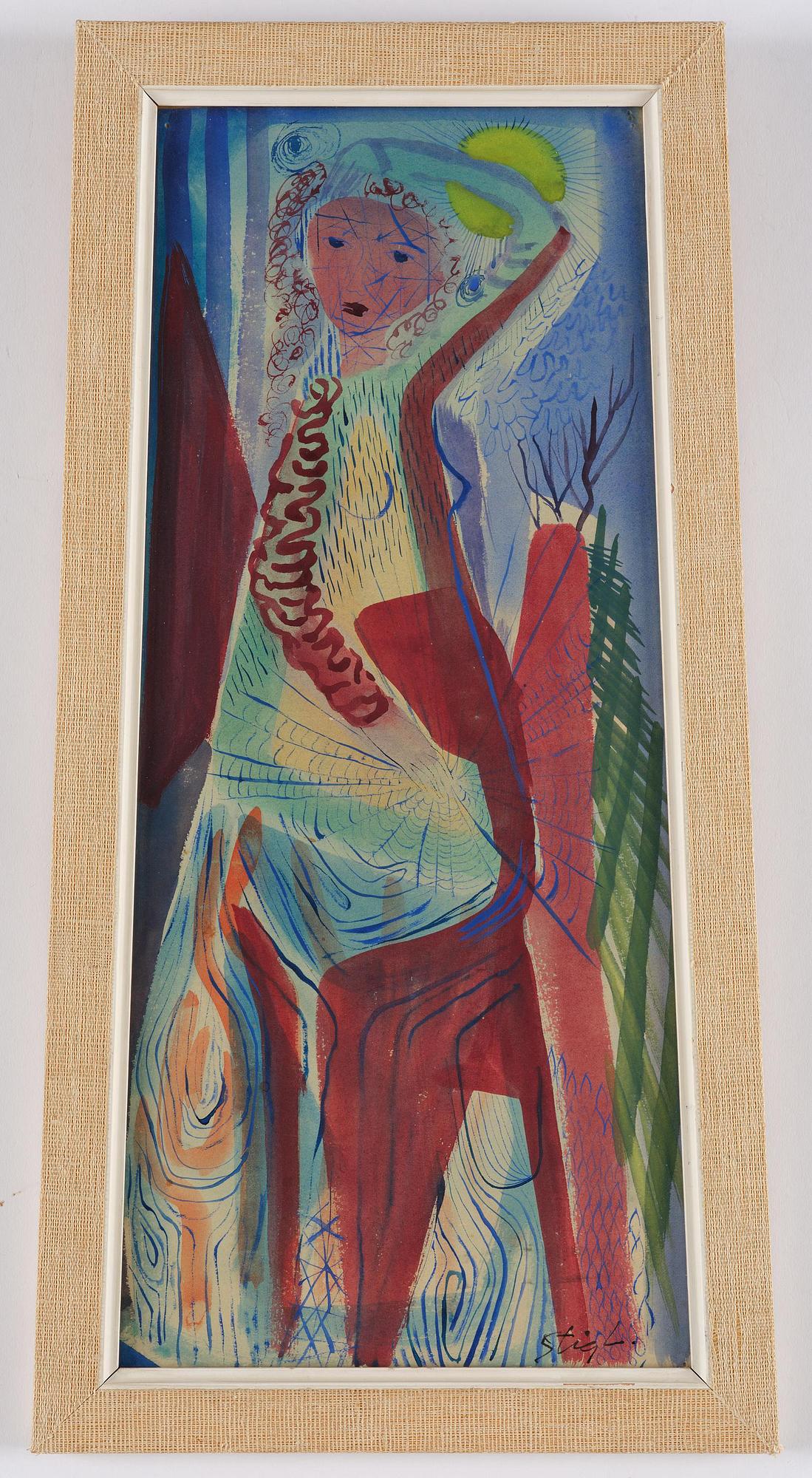 Stig Lindberg, Woman in sunshine.
