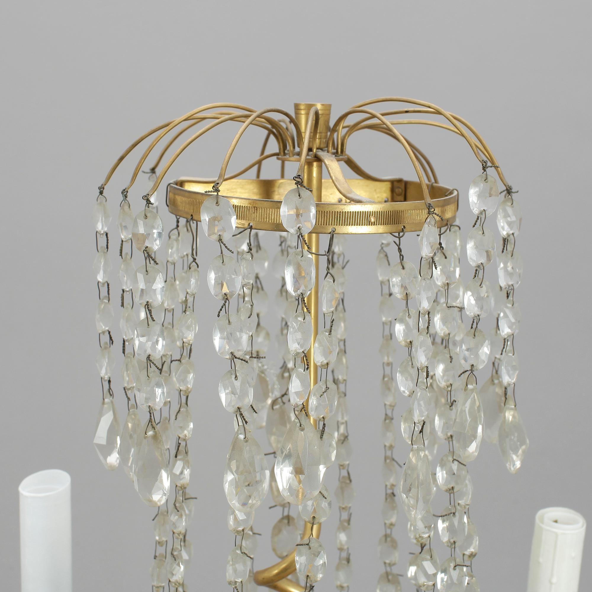 BORDSLYSTRAR, ett par, 1900-tal.