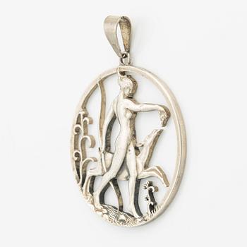 pendant, silver, Stockholm 1946.