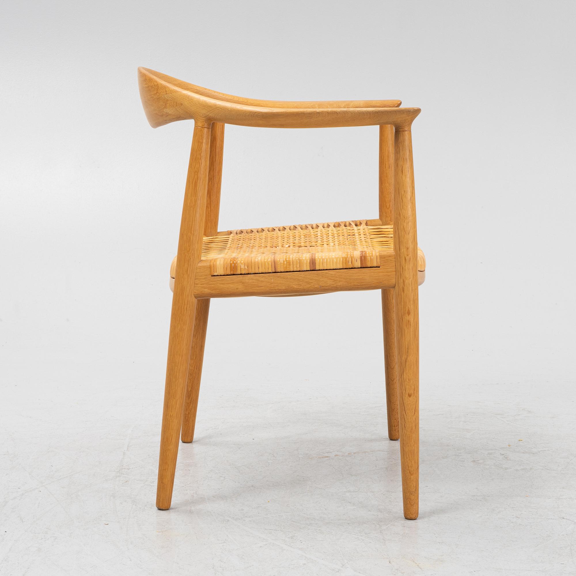 Hans J. Wegner, karmstol, "The Chair", modell JH501, Johannes Hansen, Danmark.