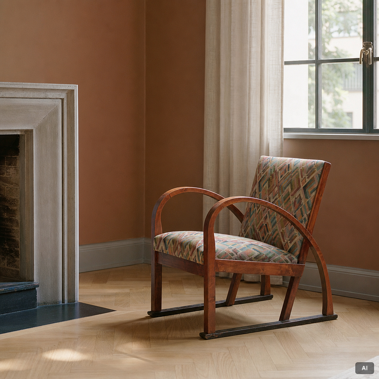 A functionalist armchair, 1930s.