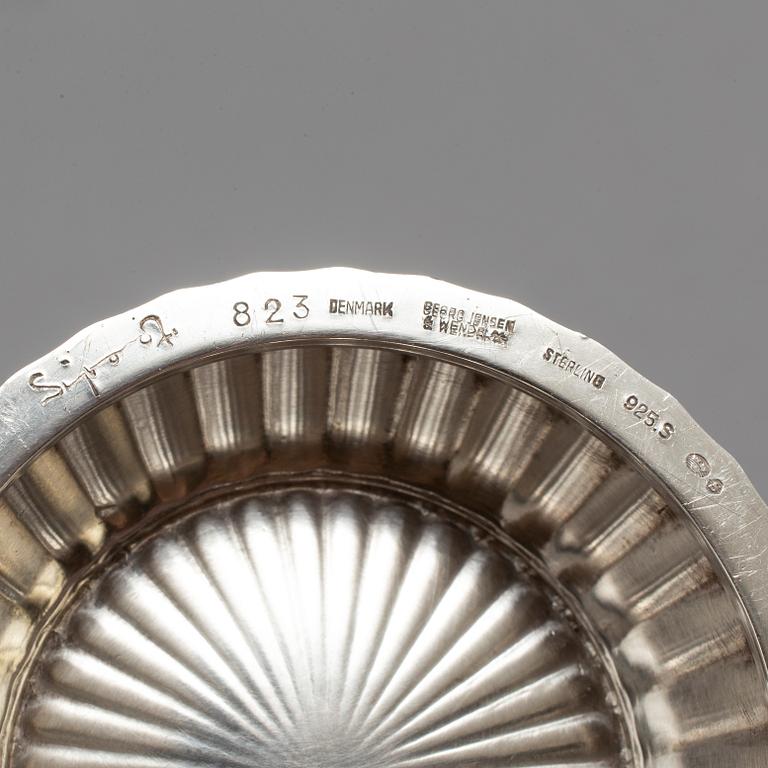 SIGVARD BERNADOTTE, bägare, no. 823, sterlingsilver, Georg Jensen & Wendel, Köpenhamn 1945-51.