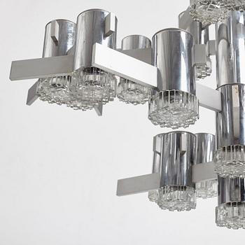 Gaetano Sciolari, a ceiling lamp by Sciolari Lighting, Italy 1960-70's.