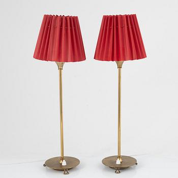 Josef Frank, a pair of model 2552 table lamps, Firma Svenskt Tenn, Sweden.