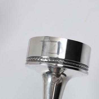Eric Löfman, a pair of candlesticks, MGAB, Uppsala 1973.