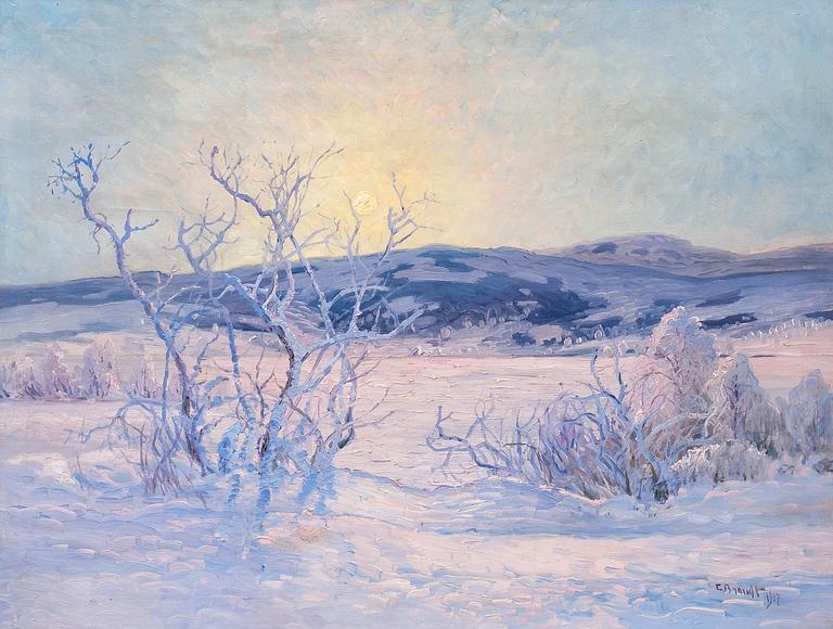 Carl Brandt, A BRIGHT WINTER'S DAY.