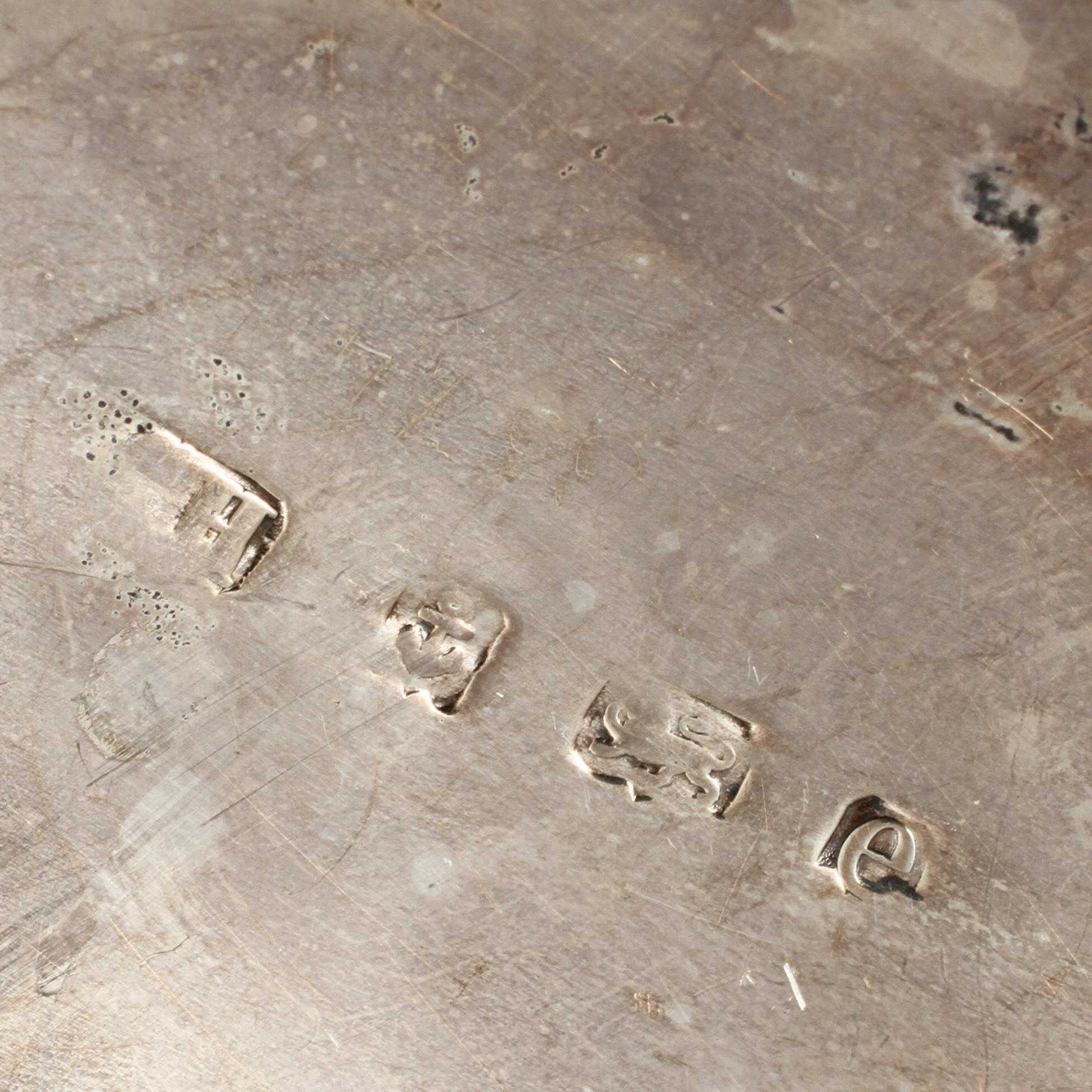 PARTI SILVER, 4 delar, mestadels England, 1800-talets slut och 1900-talets början. Vikt 209 g.