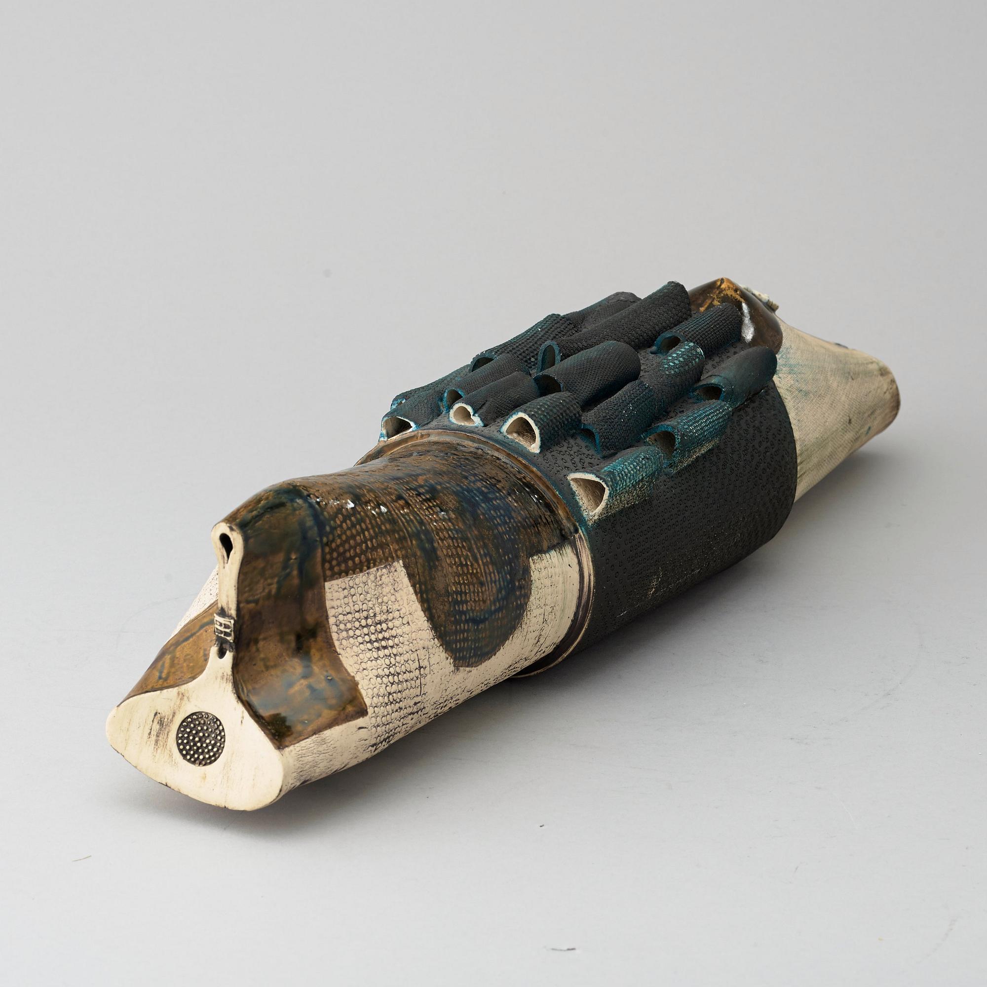 A Bengt Berglund stoneware sculpture, Gustavsberg Studio.