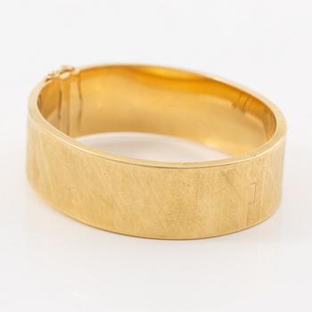 Bracelet, 18K gold, satin finish, Italy.